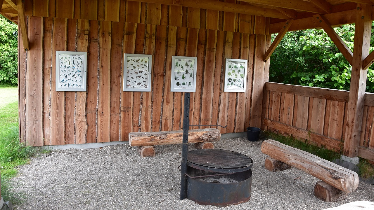 Shelter site - Langø Cykelcamping