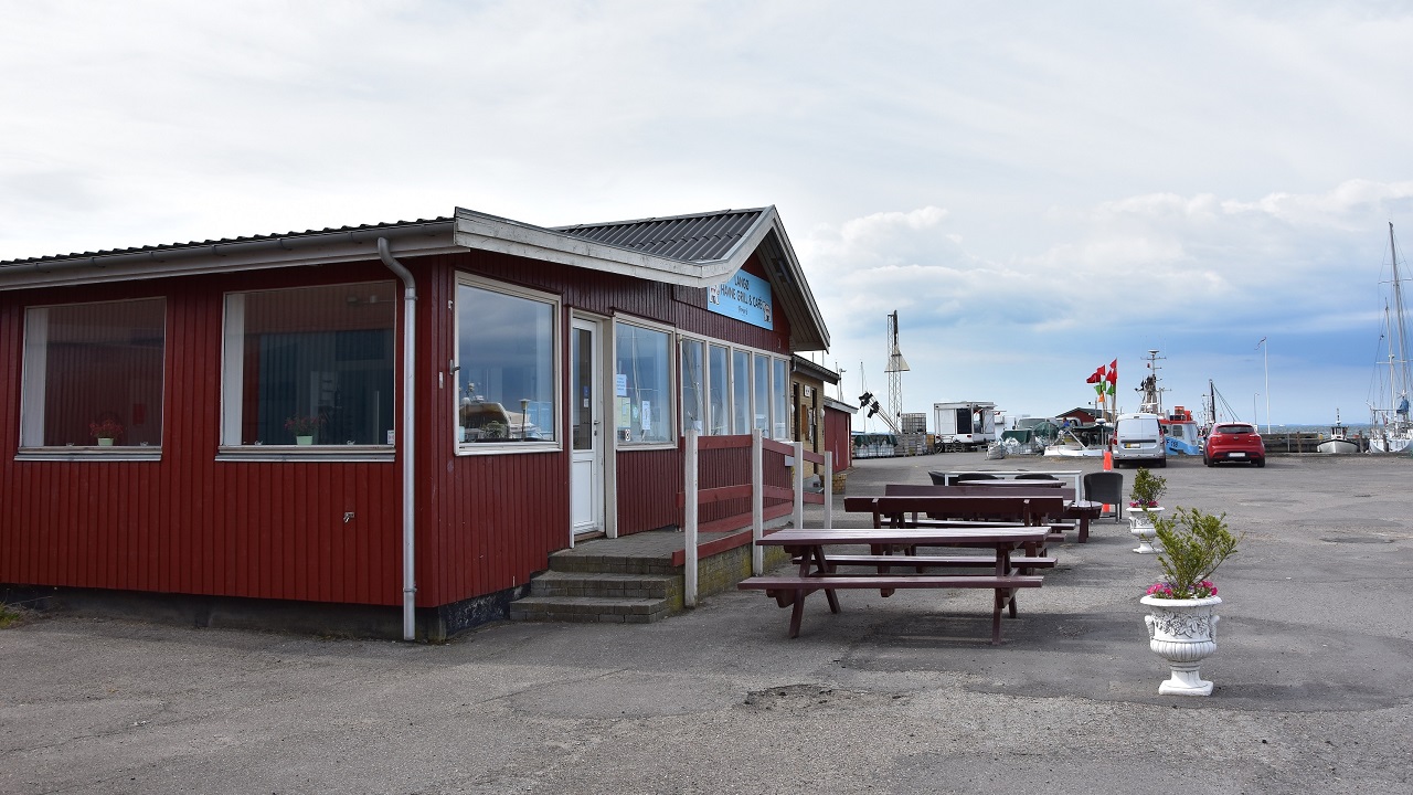 Shelter site - Langø Cykelcamping