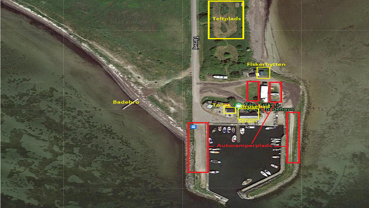 Shelterplads - Tårs Havn