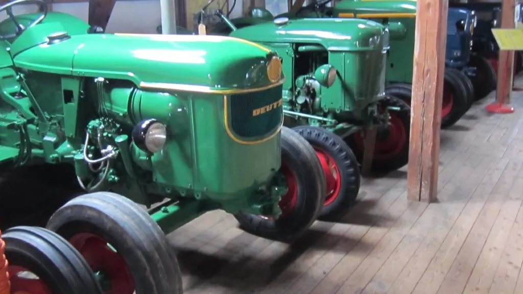 Grønne Deutz-traktorer