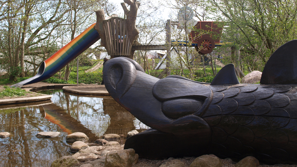 The playground at Ribe VikingeCenter