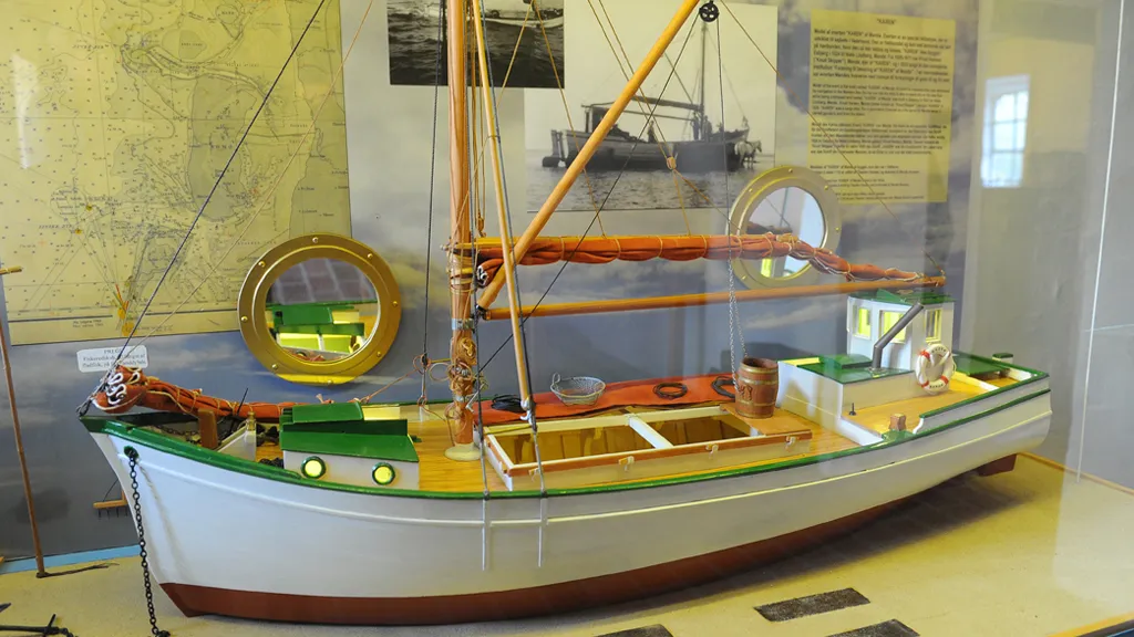 Ship model at Mandø Museum