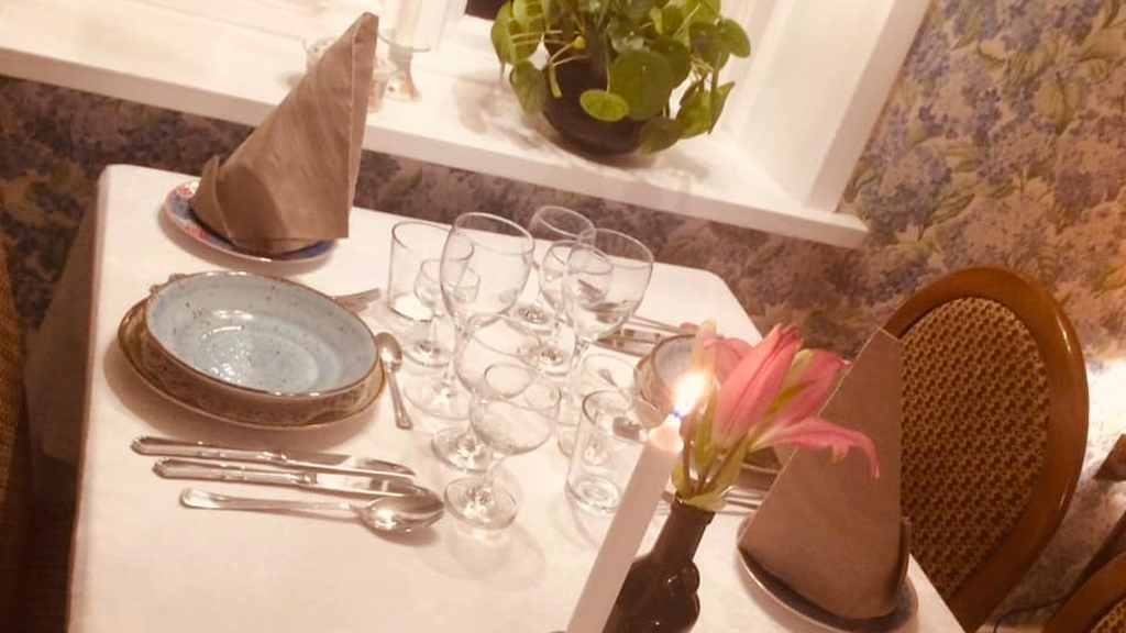 The restaurant in Den Gamle Arrest