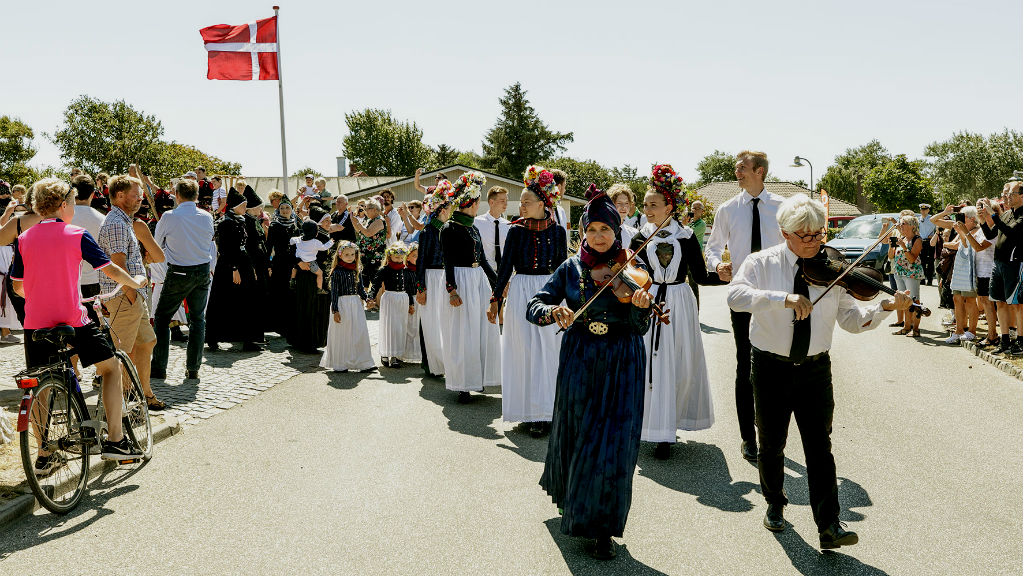 Prozession nach Sønderhodag auf Fanø