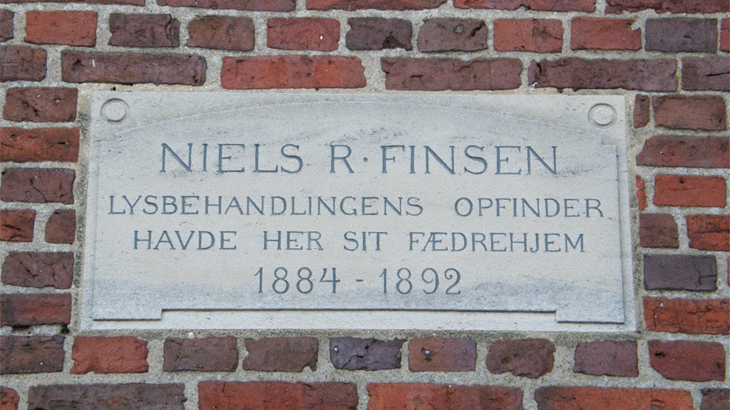 Mindetavle for Niels Ryberg Finsen
