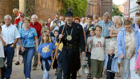 Guards tour in Ribe