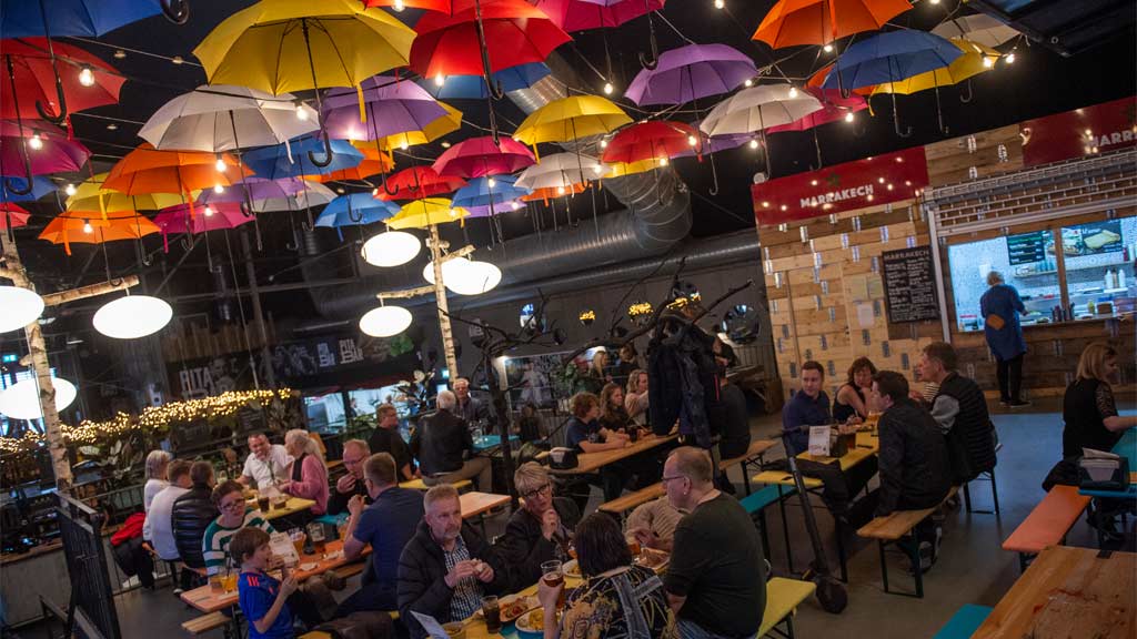 A view of Street Food Esbjerg