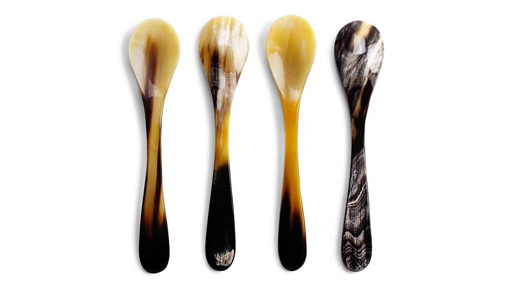 Egg spoons from Hornvarefabrikken in Ribe