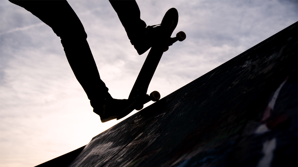 Skateboard in the Activity Square in Esbjerg
