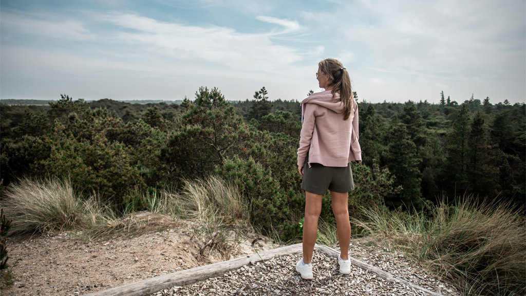 Beautiful view at the top of Annedalsbjerg on Fanø | By the Wadden Sea