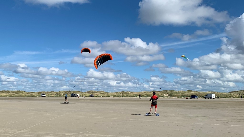 Landboarden bei Club Fanø