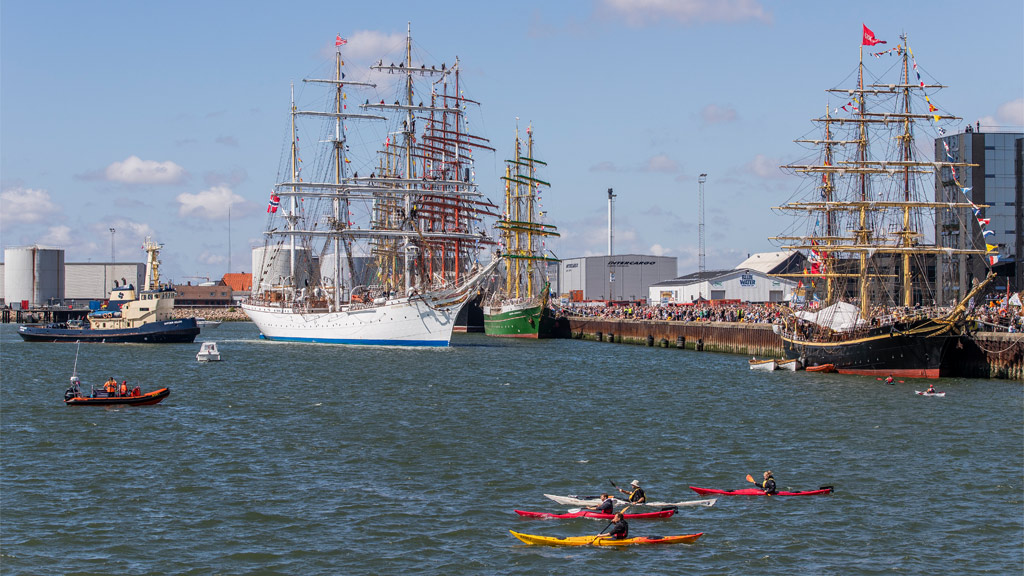 Imponerende sejlbåde ved Tall Ships Races | Vadehavskysten