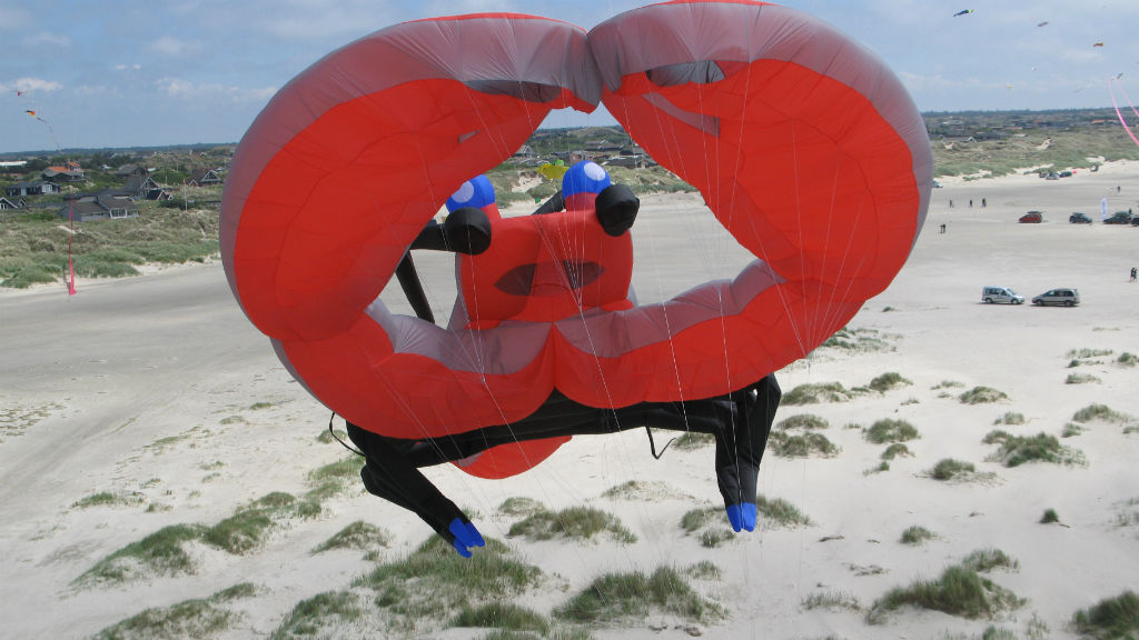 Drager formet som dyr på Fanø