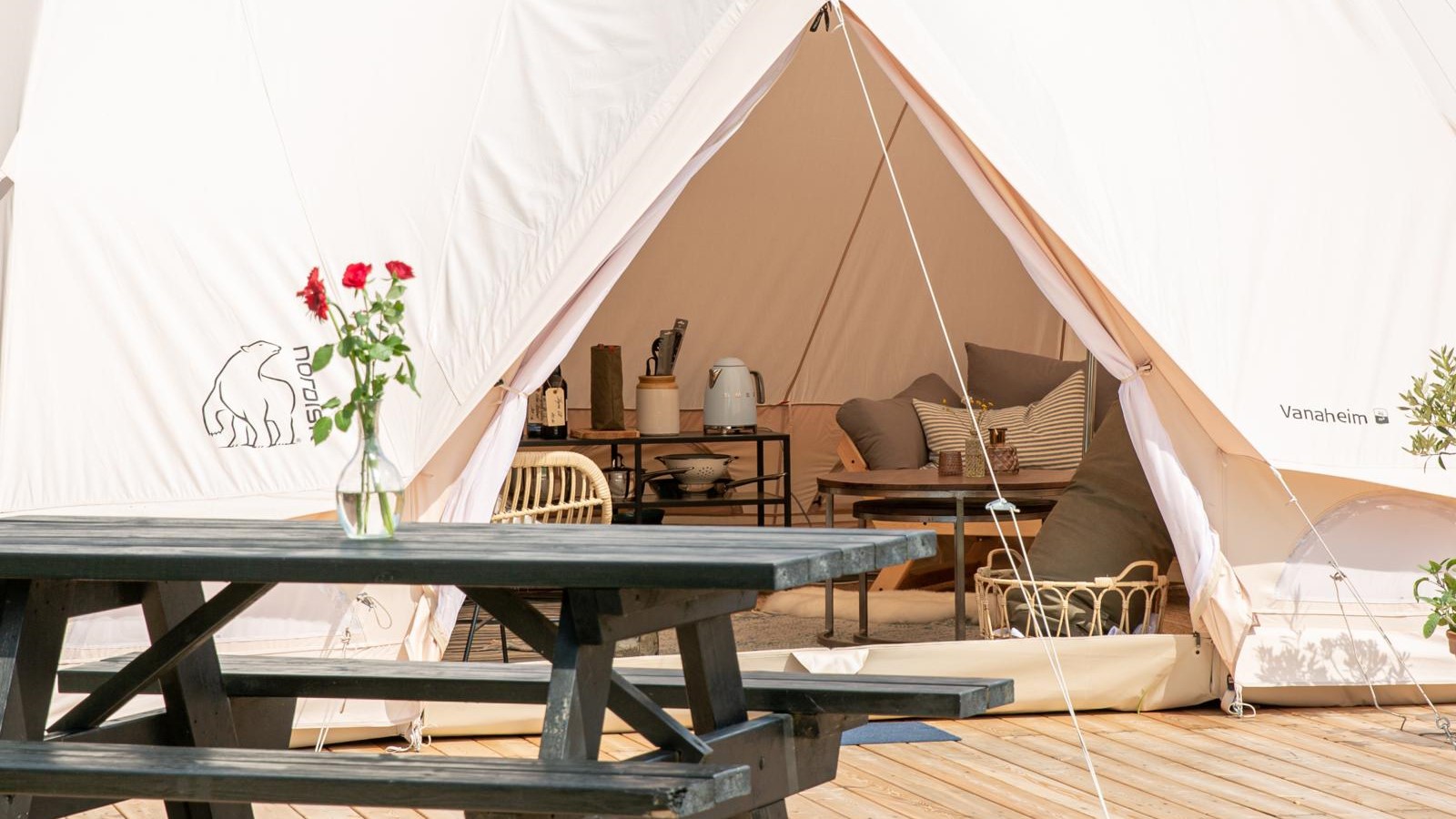 Try Glamping at Rødgaard Camping on Fanø