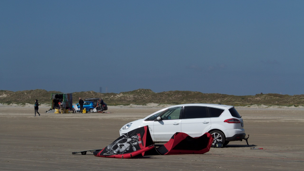 Kitesurf spot on Rindby beach - Fanø