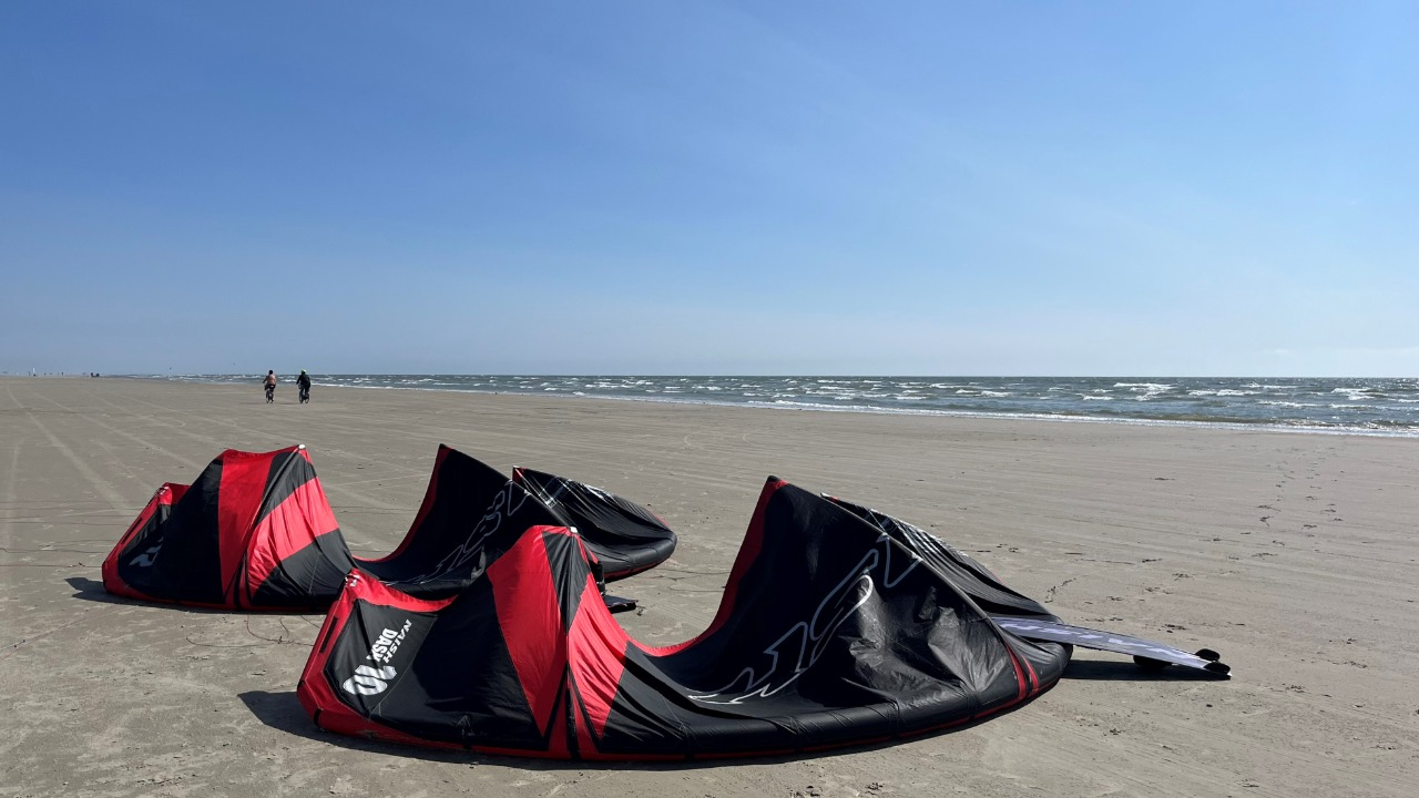 Kitesurf spot on Rindby beach - Fanø