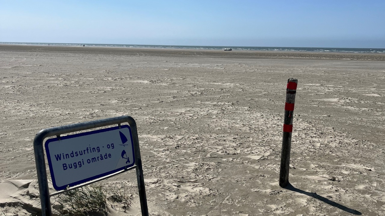 Kitesurf spot on Rindby beach - Fanø