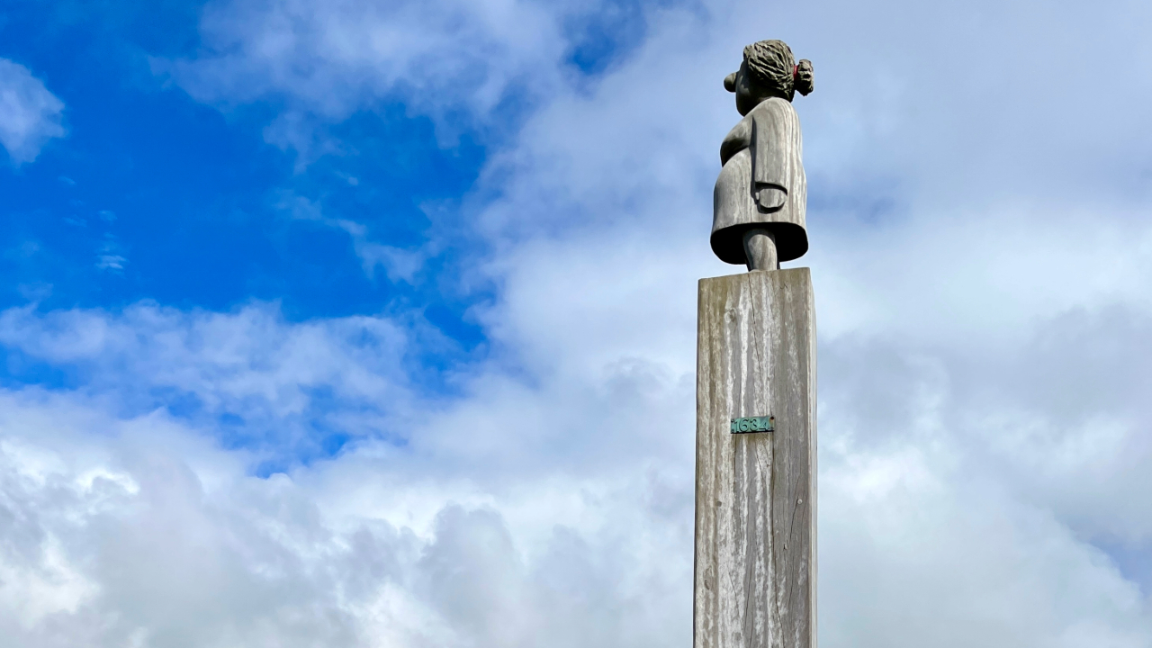 Flood column on Mandø