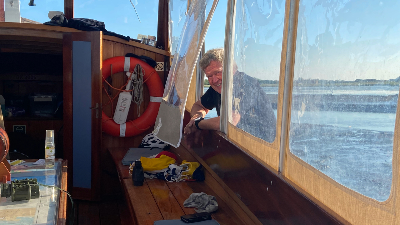 Boat trip with the tour boat Martha