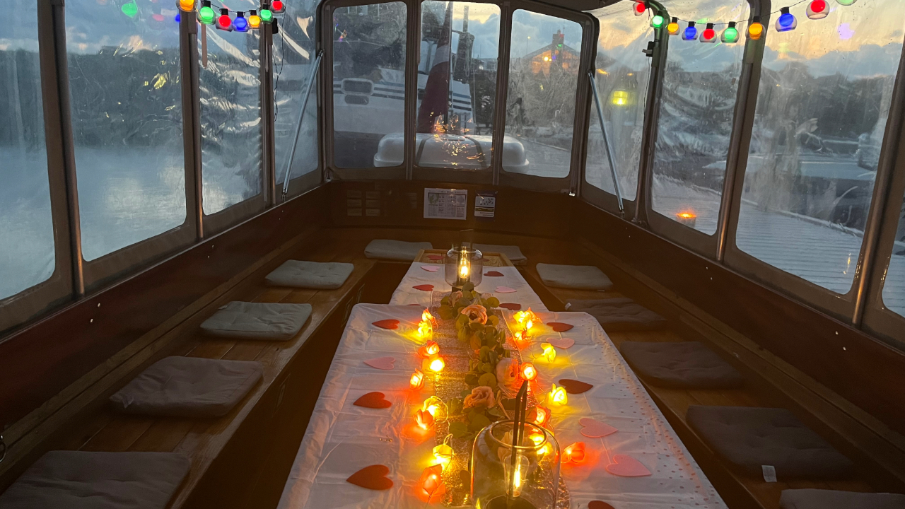 Boat trip with the tour boat Martha