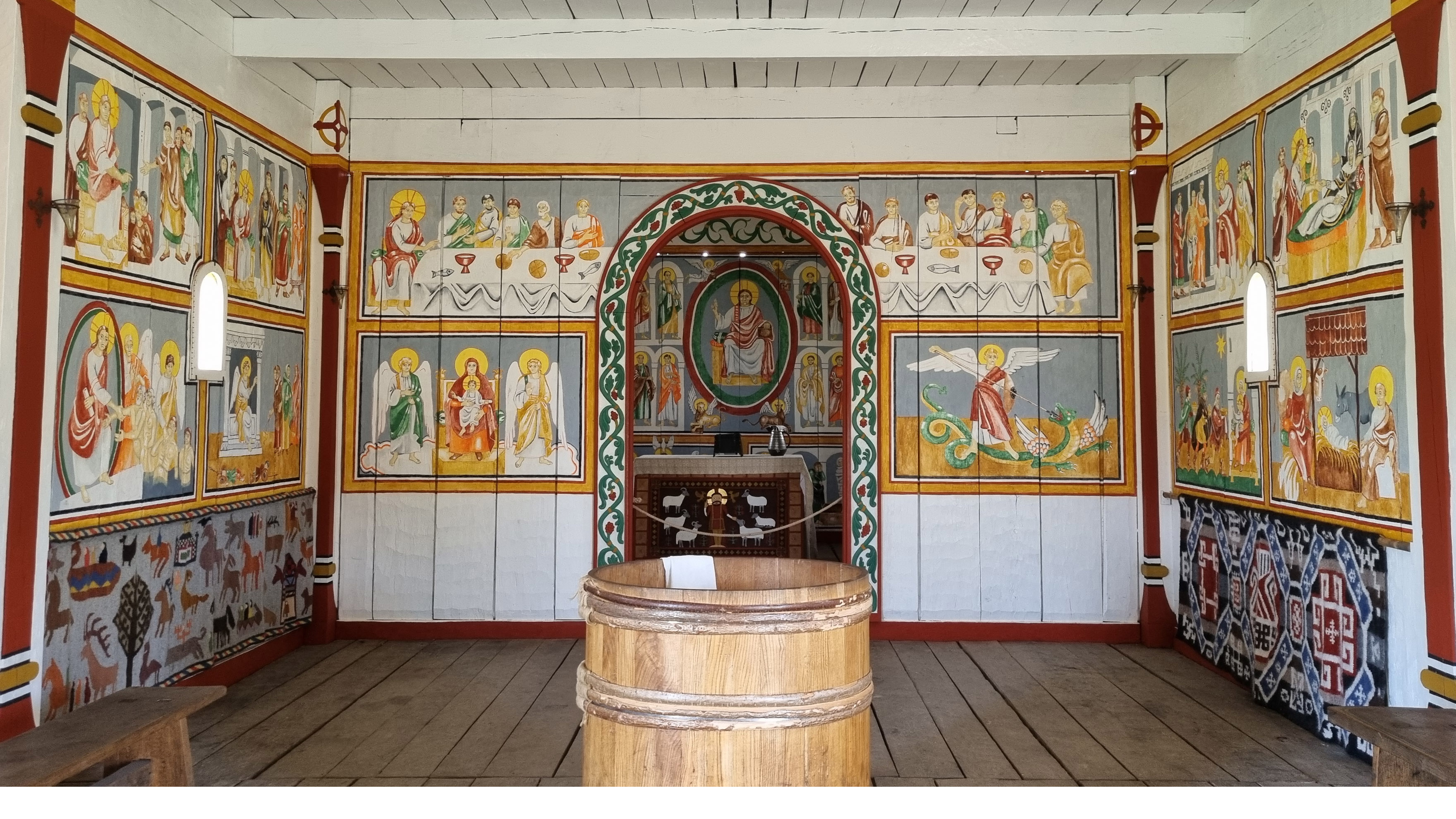 The Ansgar Church 860 AD and the wall paintings