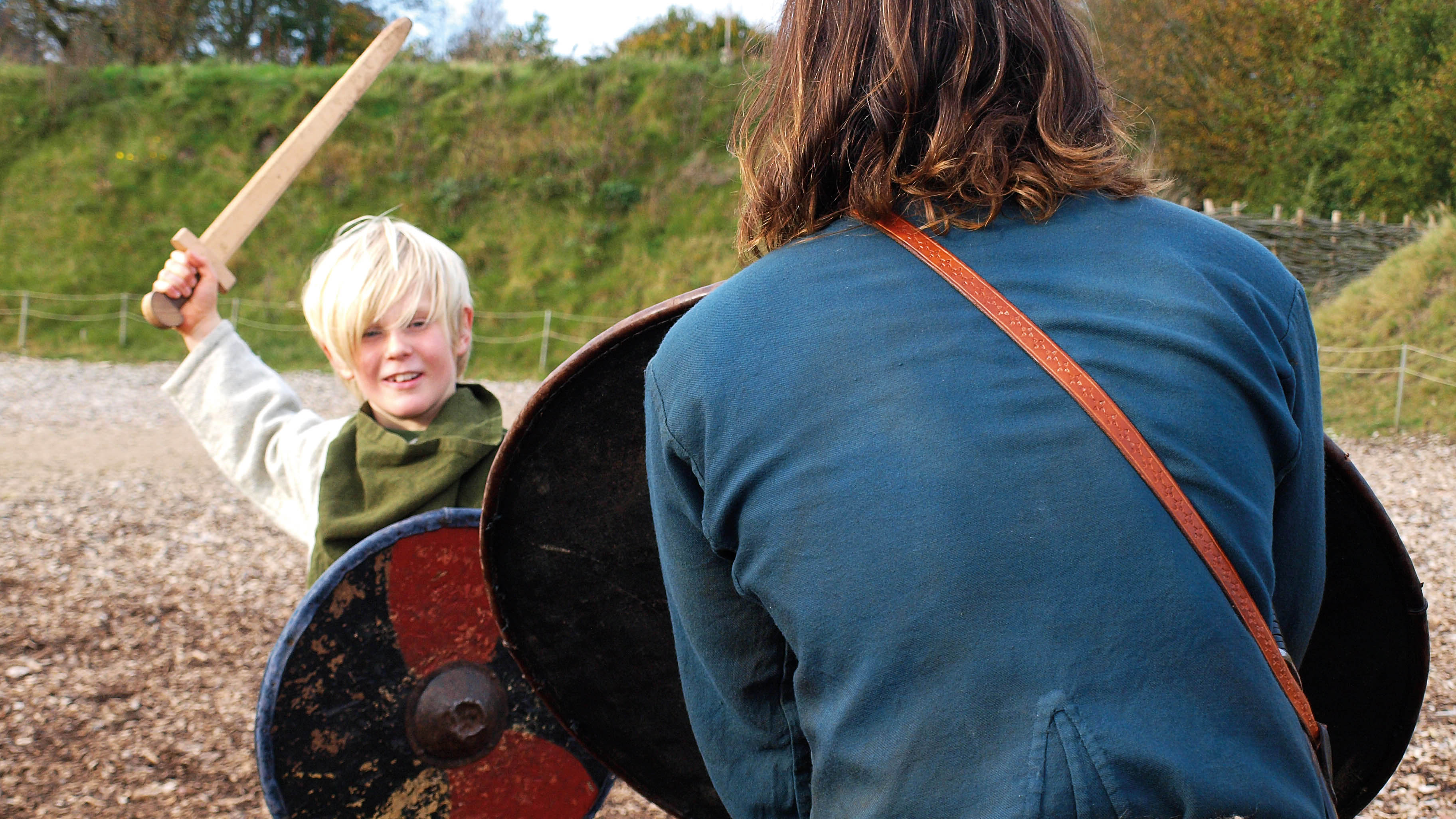 Viking warrior training for children