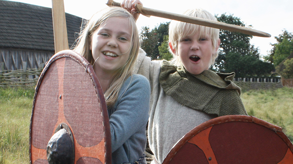 Viking warrior training for children
