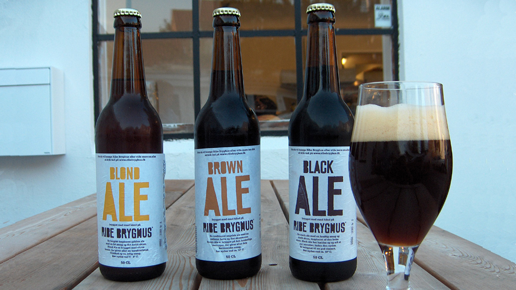 Drei Ale von Ribe Bryghus