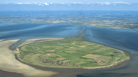 Aerial photo of Mandø