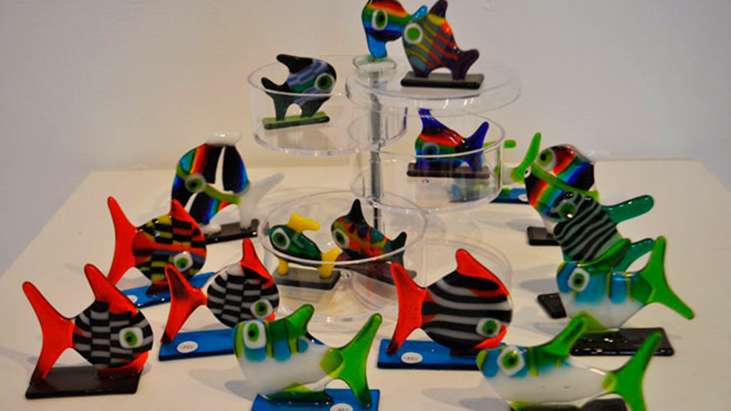 Fisch im Glas von Ribe Glas & Galerie