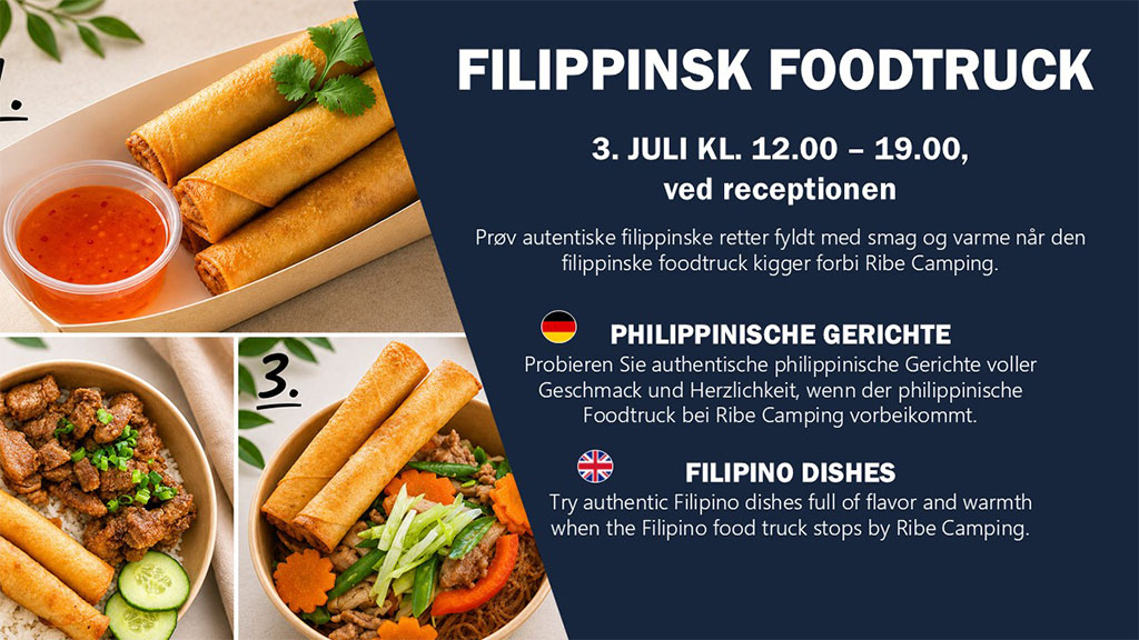 philippinse foodtruck, Ribe Camping