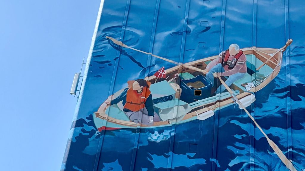 Kunst på færgens side