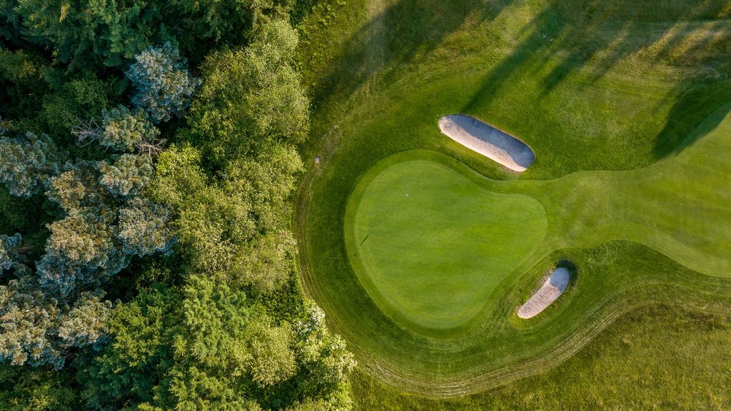 Golfbane fra luften