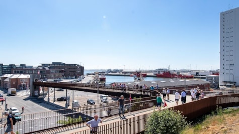 Landgangen i Esbjerg - en sti mellem havn og by
