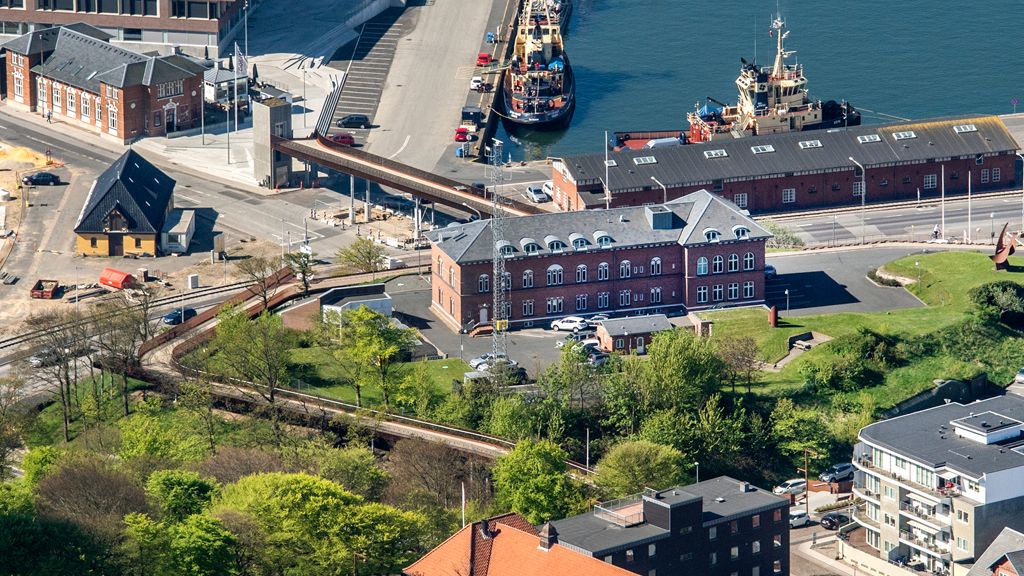 Landgangen in Esbjerg - ein weg zwischen Hafen und Stadt