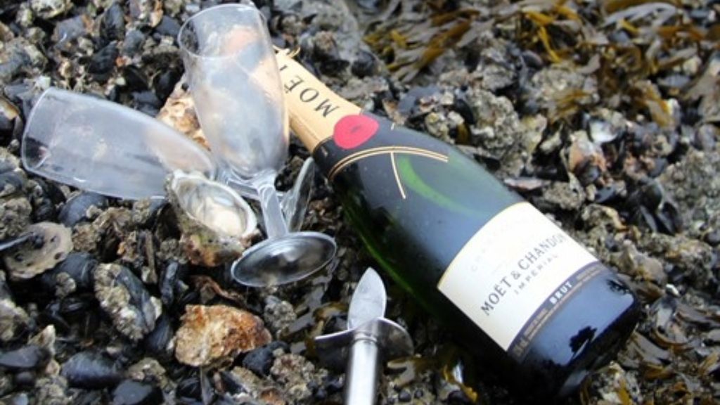 Østers og Champagne med Vadehavsguiderne