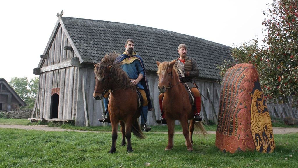 Wikinger auf Islandpferden