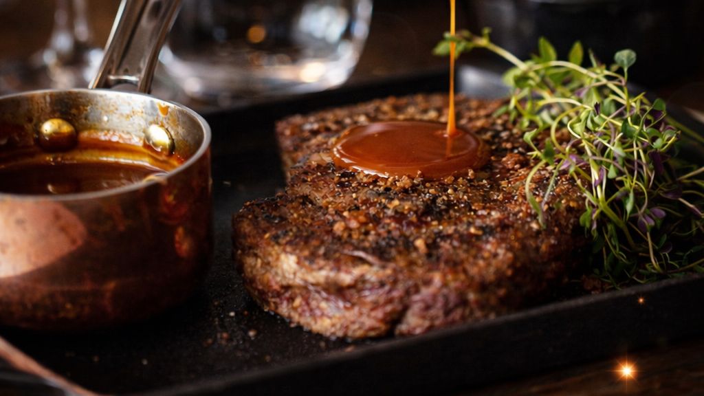 Bøf med sauce