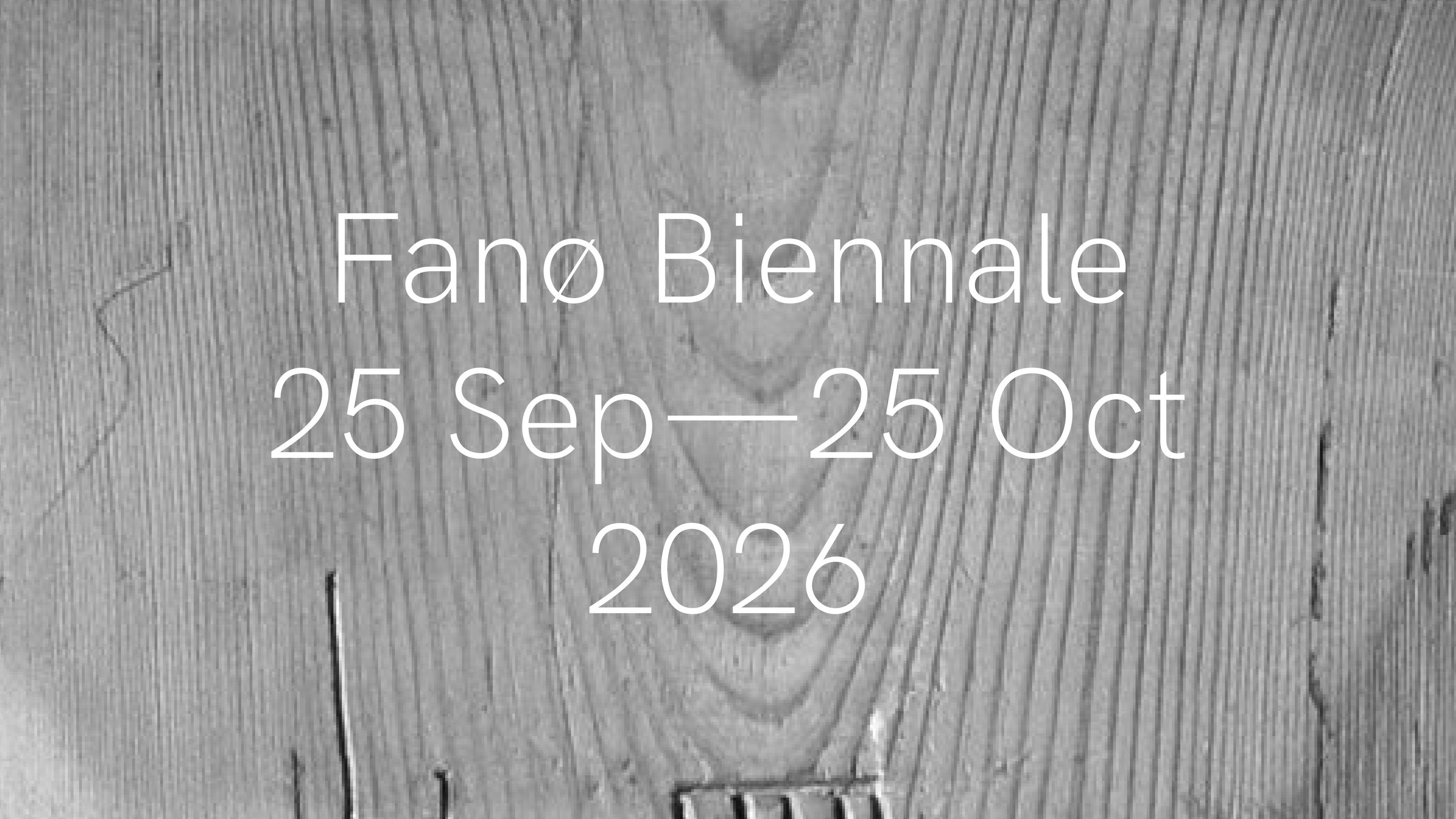 Fanø Biennale 2026