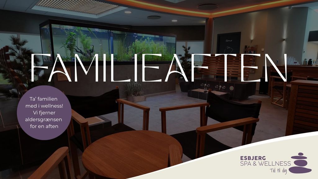 Familieaften i spaen