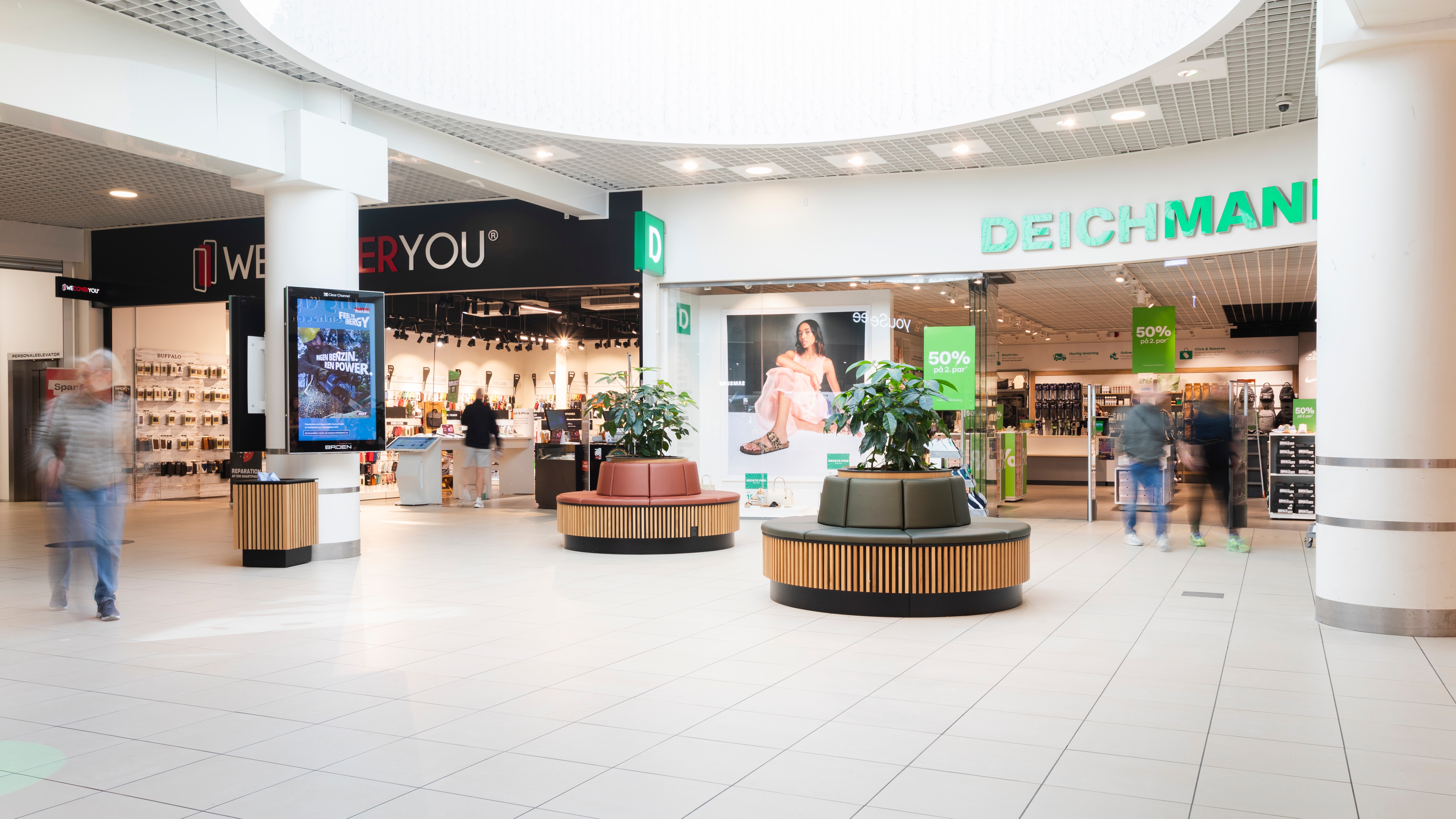Butikker i indkøbscenter