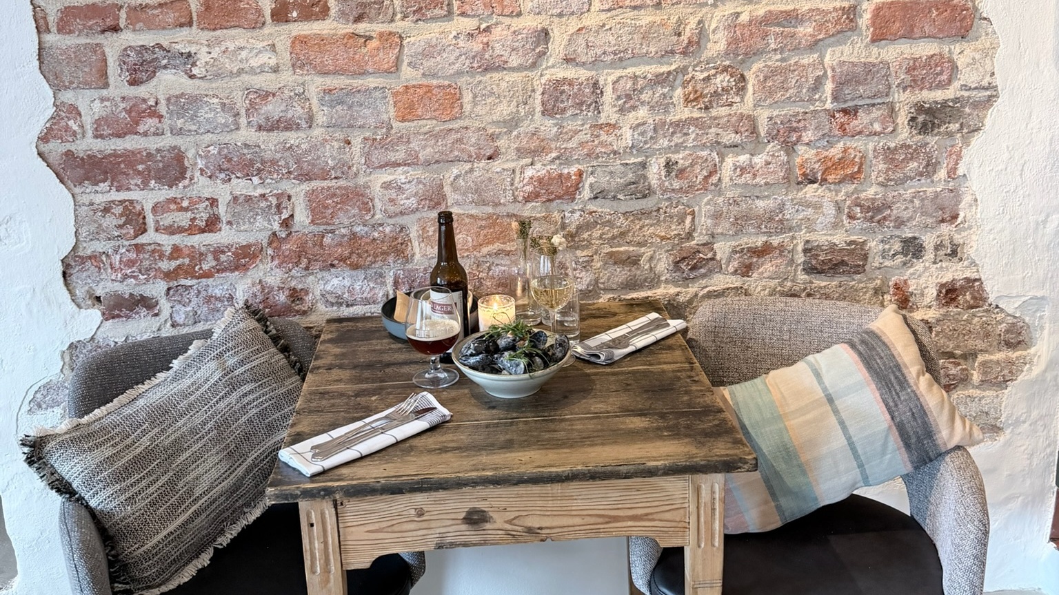 Hyggelig spiseplads