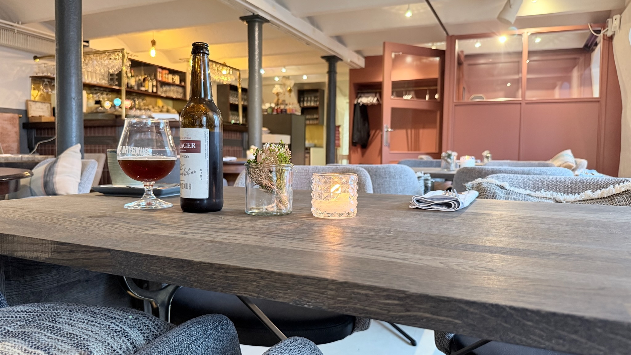 Hyggeligt caféinteriør