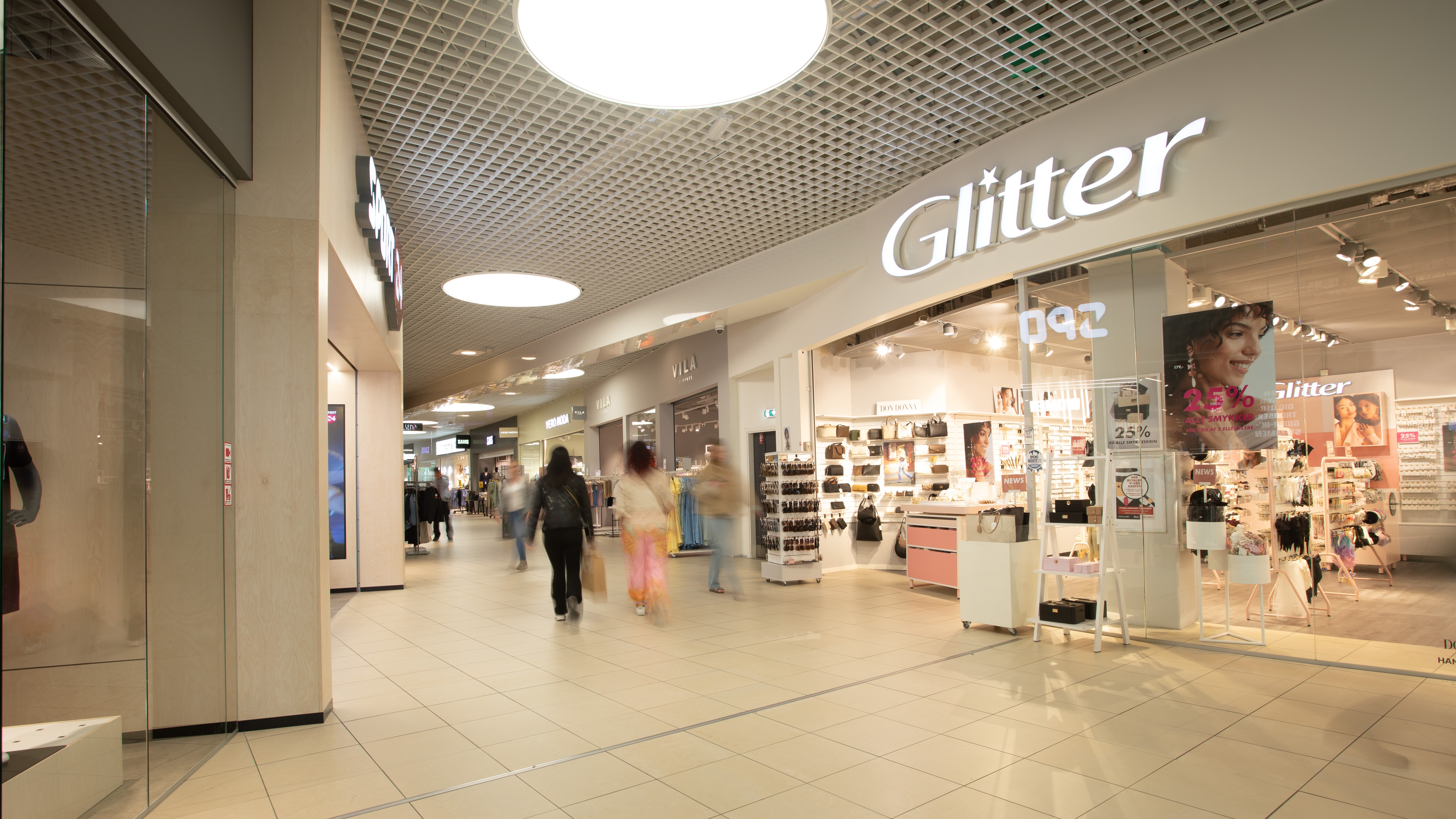 Passage mit Glitter-Shop