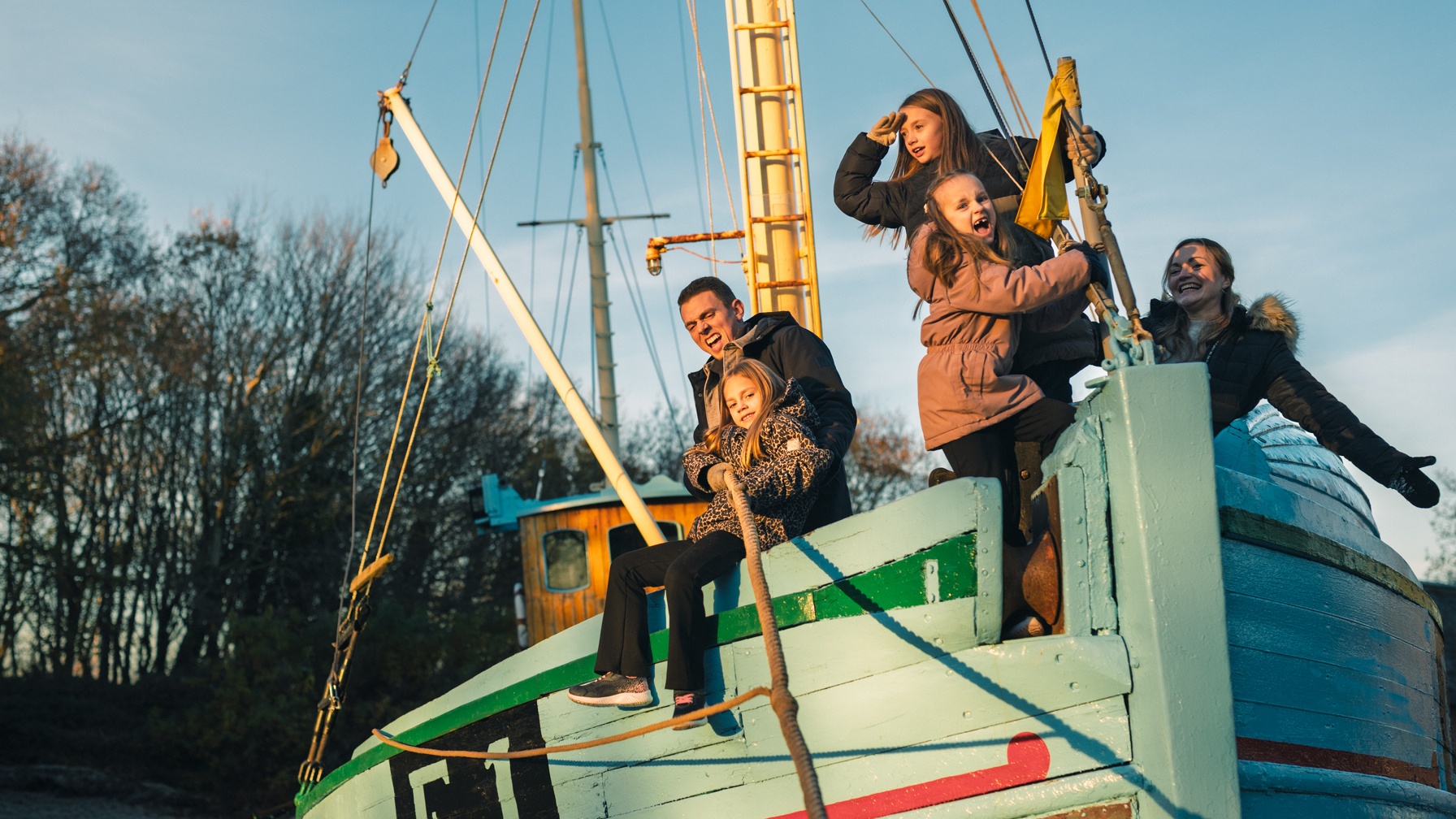 People aboard a boat