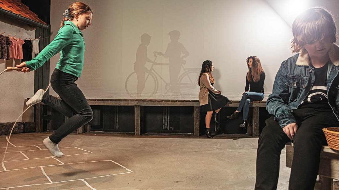Jump rope and hopscotch