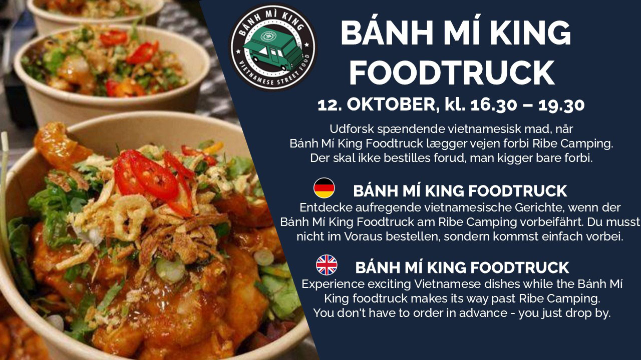Bánh Mí King foodtruck, Ribe Camping