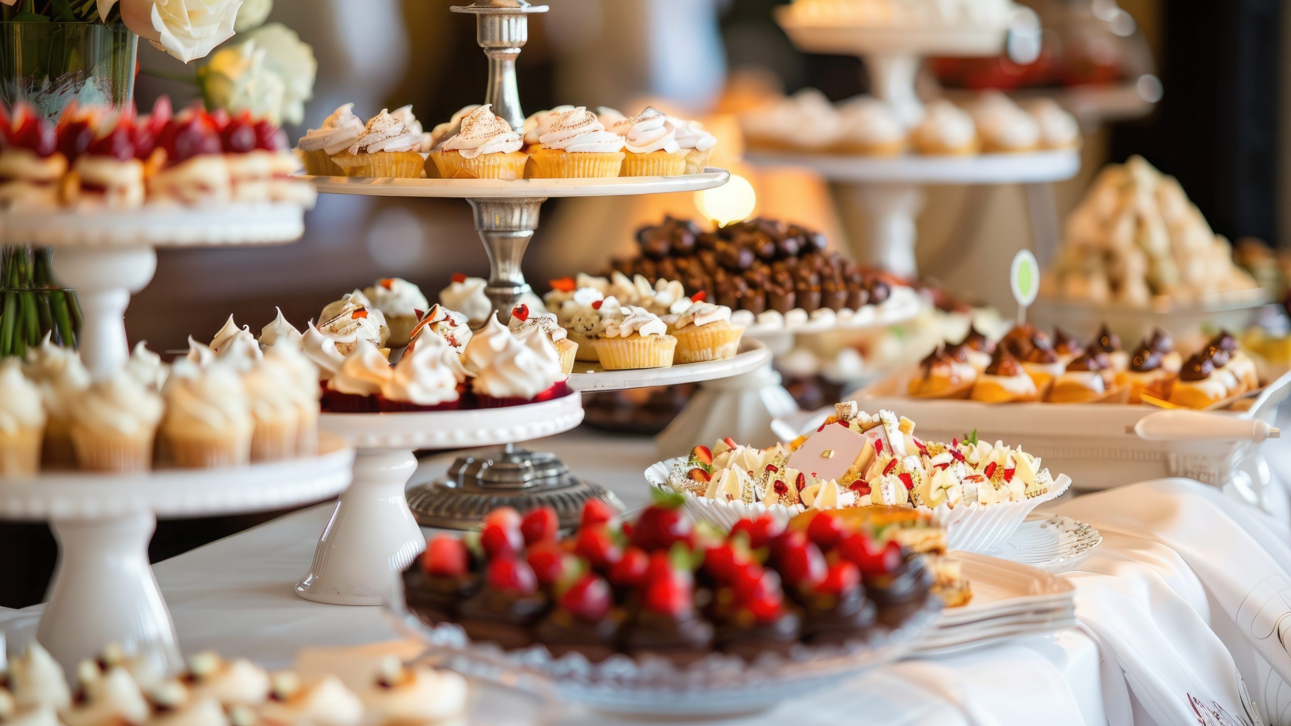 Cakes on stands