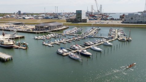 Både i lystbådehavnen