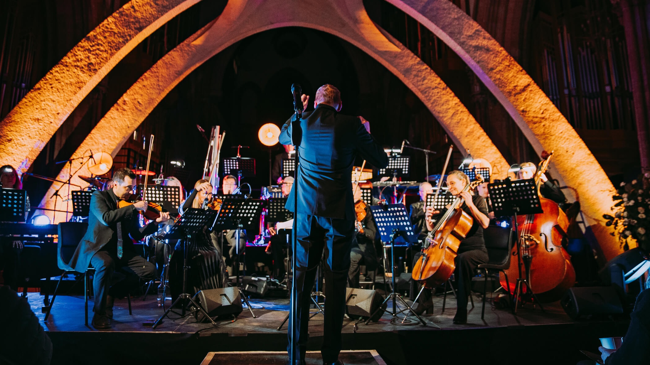 Orkester og dirigent